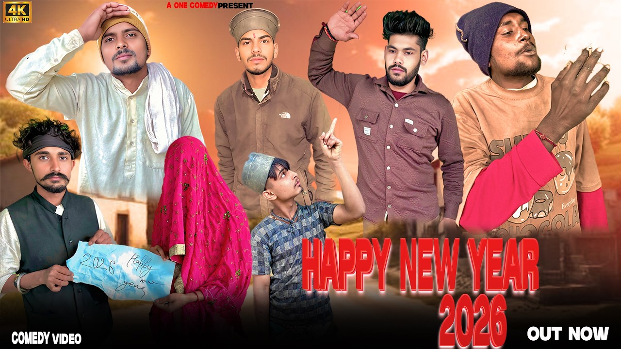 Happy New Year 2026 || New Year Video || Comedy Video || A one comedy Present. #newyear