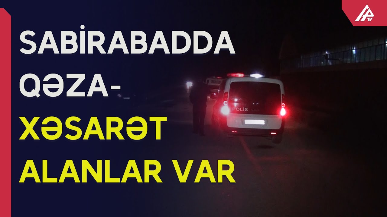 Sabirabadda avtomobil traktorla toqquşub, sürücü ağır xəsarət alıb – APA TV