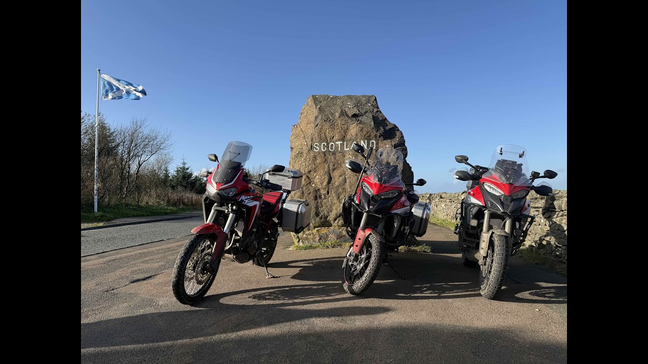 A day trip to Scotland and back.