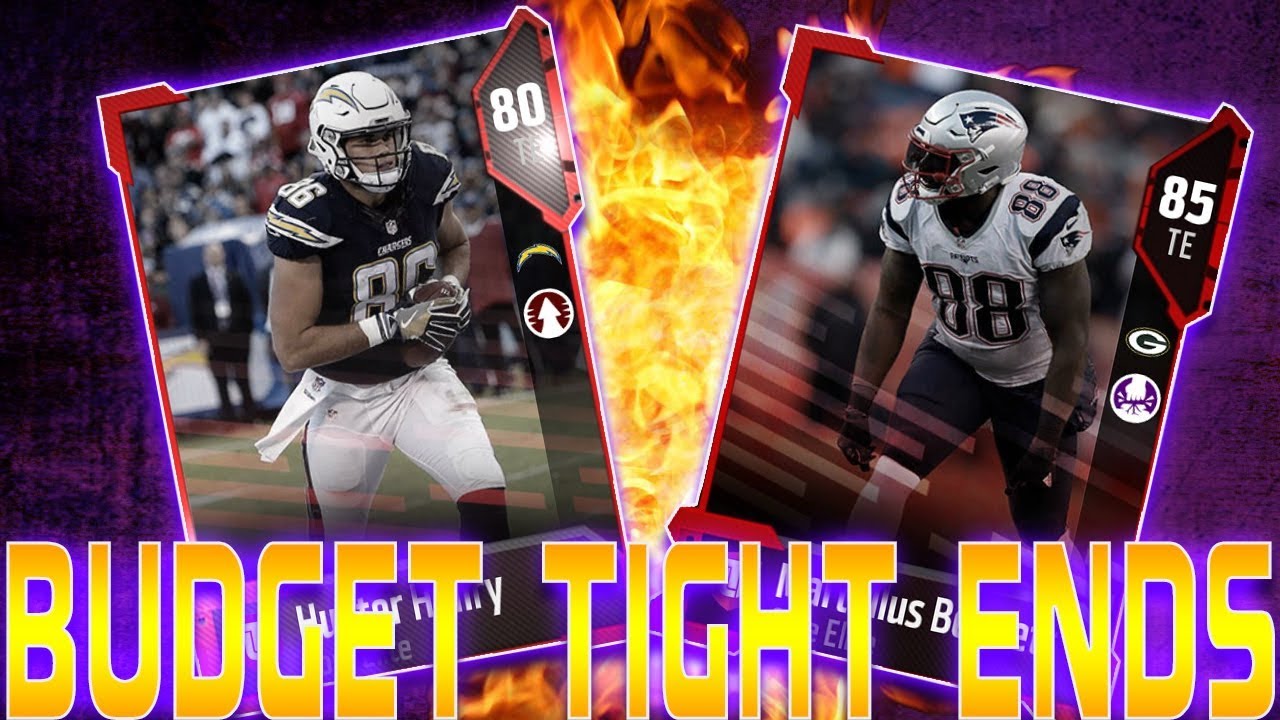 BEST BUDGET TIGHT ENDS IN MADDEN 18 ULTIMATE TEAM