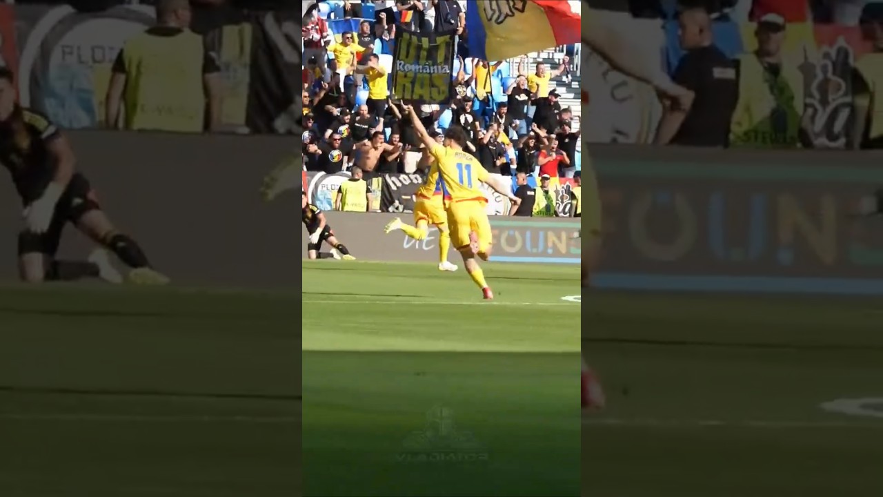 Louis Munteanu goal vs Spain U21 Euro 2025 