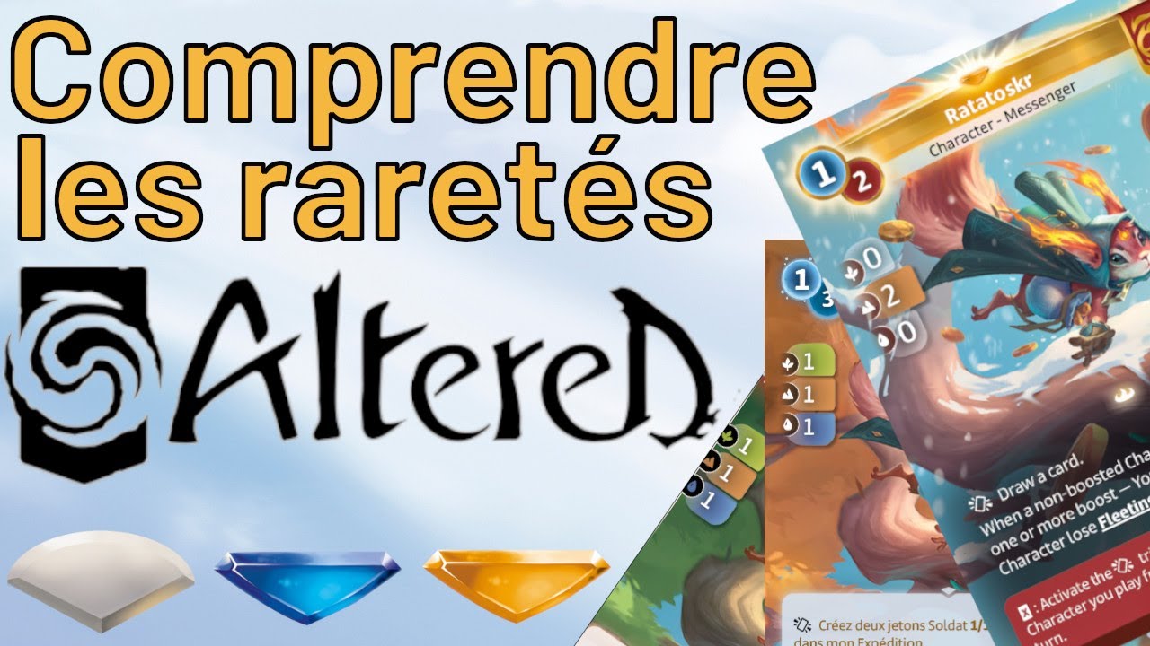 Comprendre la rareté d'une carte ALTERED (TCG)