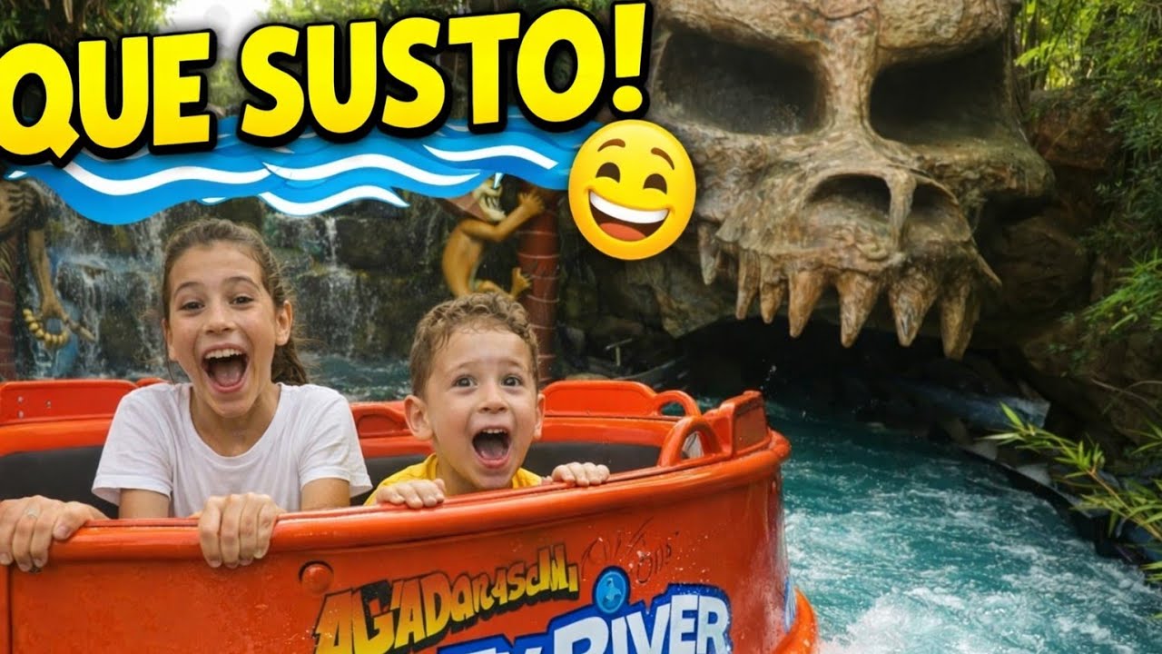 Crazy River Madagascar 🌊😱 | Beto Carrero World | Vídeo real, sem cortes