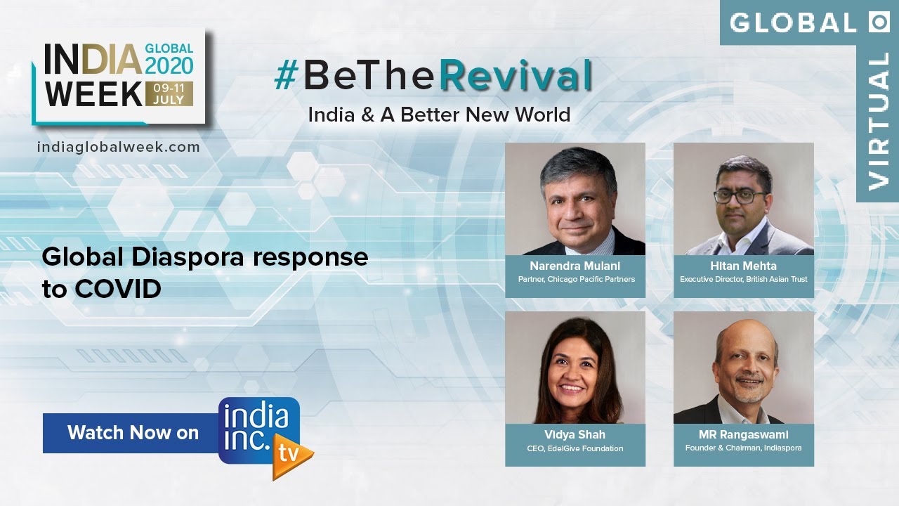 Global Diaspora response to COVID at India Global Week 2020