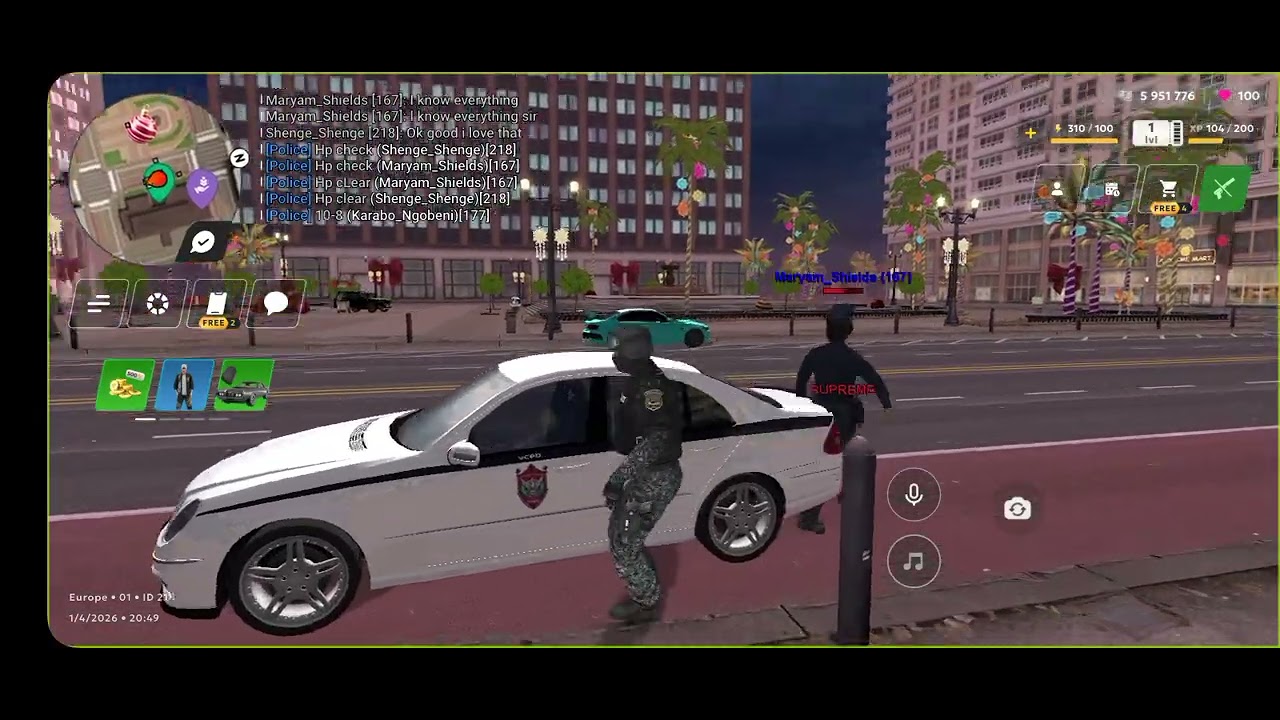 Vibecity police patrol 