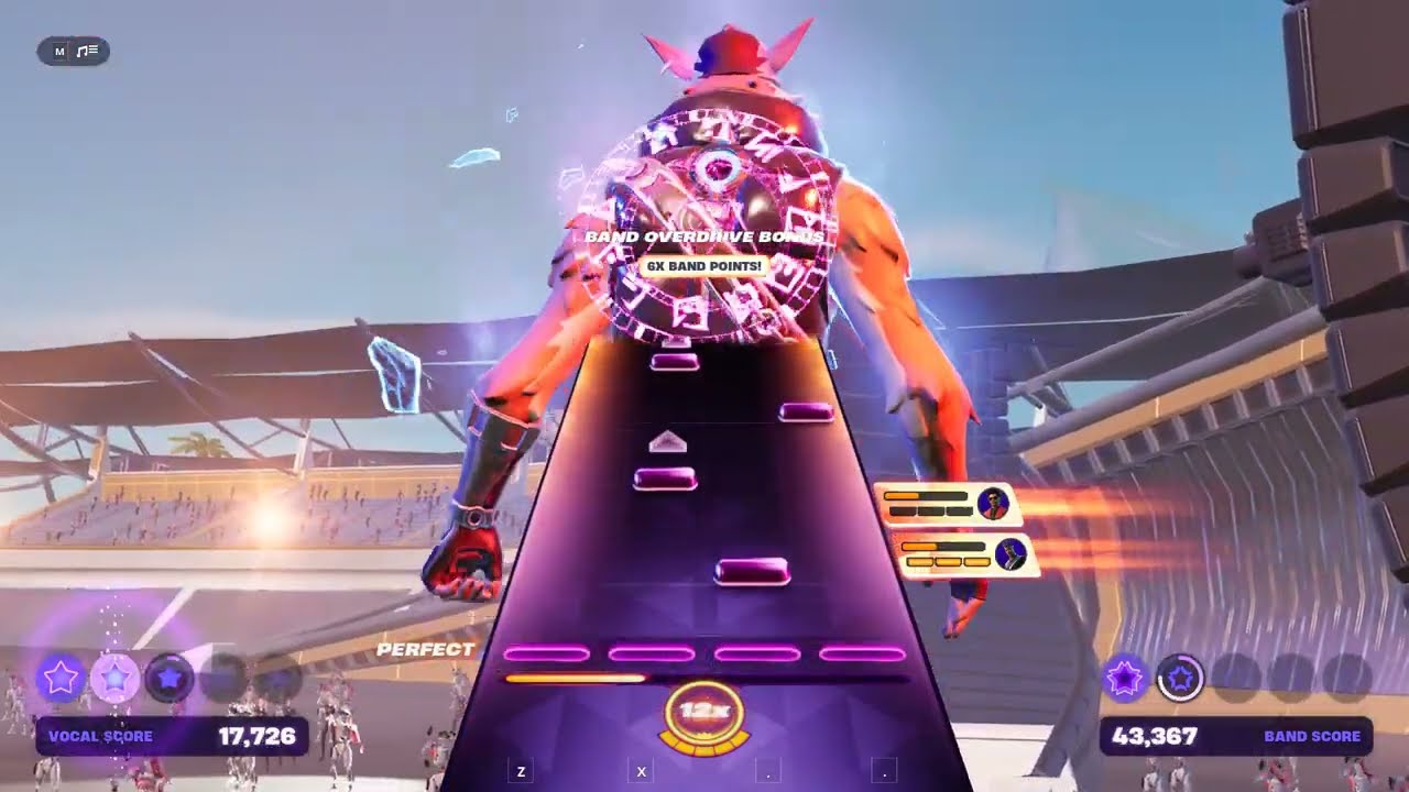 Fortnite rhythm game!?! - Brace for chaos HARD Vocal 100%