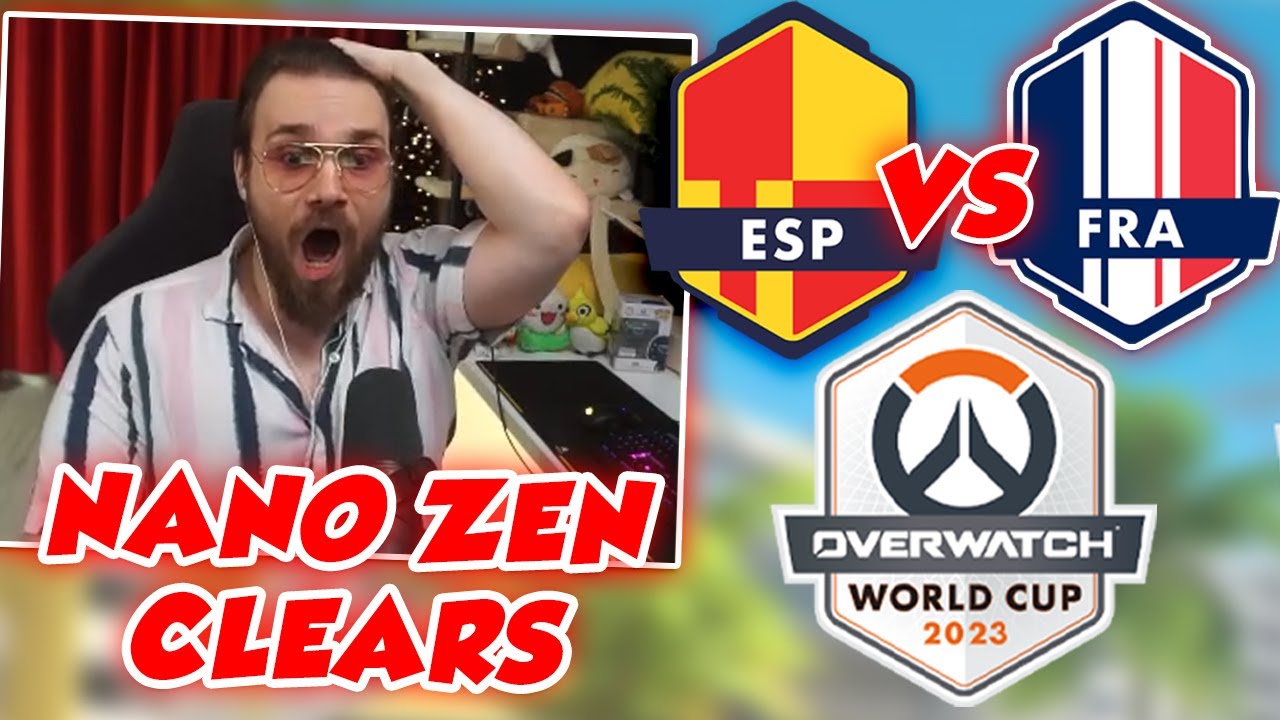 ml7 наблюдает за матчем Испания против Франции на чемпионате мира по Overwatch 2023