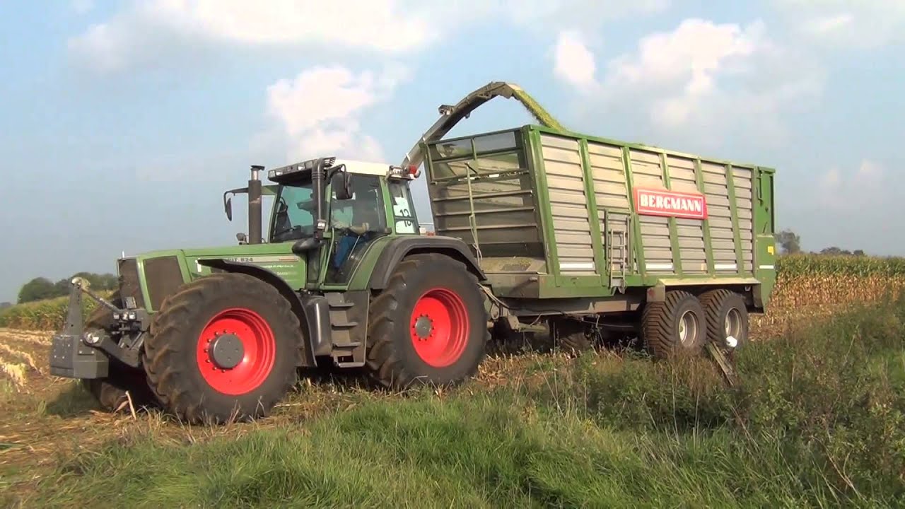 Maisernte 2014 mit LU Coldewey bei einer BGA