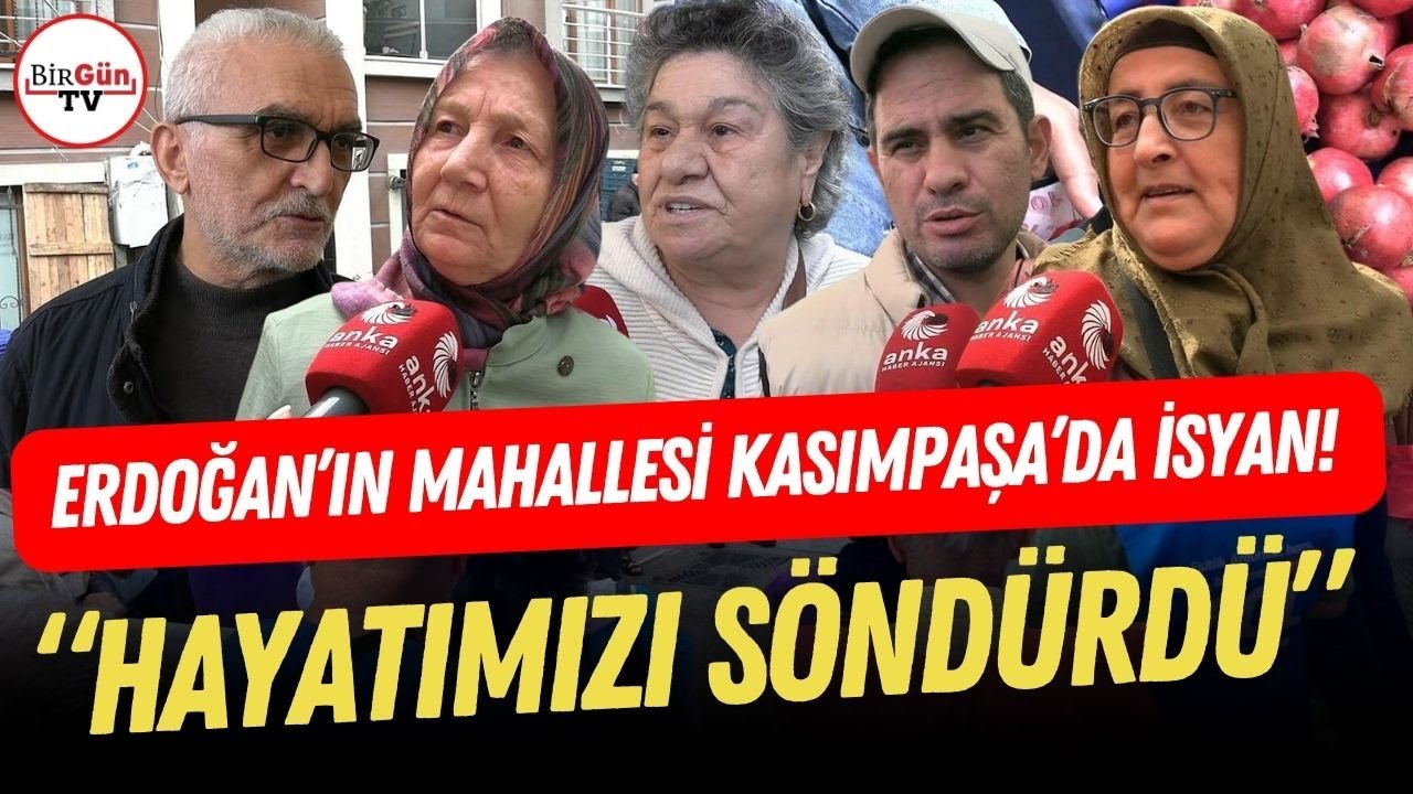 Erdoğan'ın mahallesi Kasımpaşa'da büyük isyan! "HAYATIMIZI SÖNDÜRDÜ, SESİMİZİ DUYMUYOR"