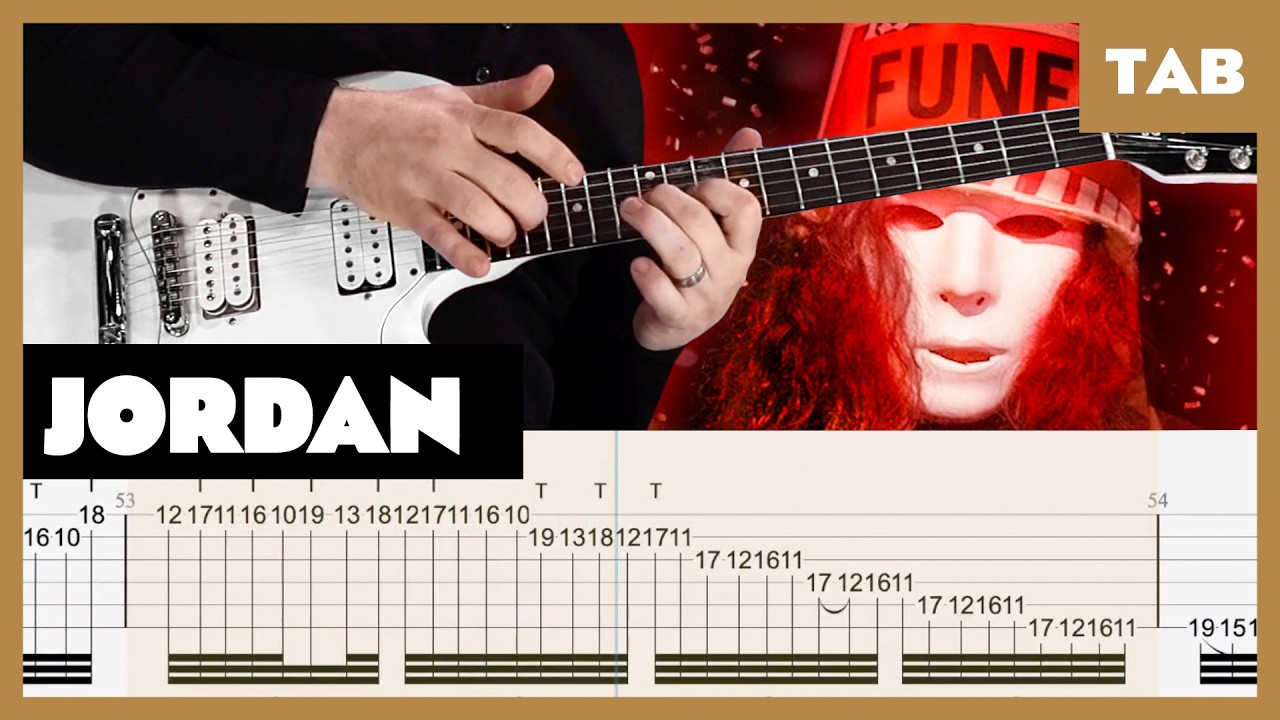 Buckethead - Jordan (1/2 Step Down) - Guitar Tab | Lesson | Cover | Tutorial