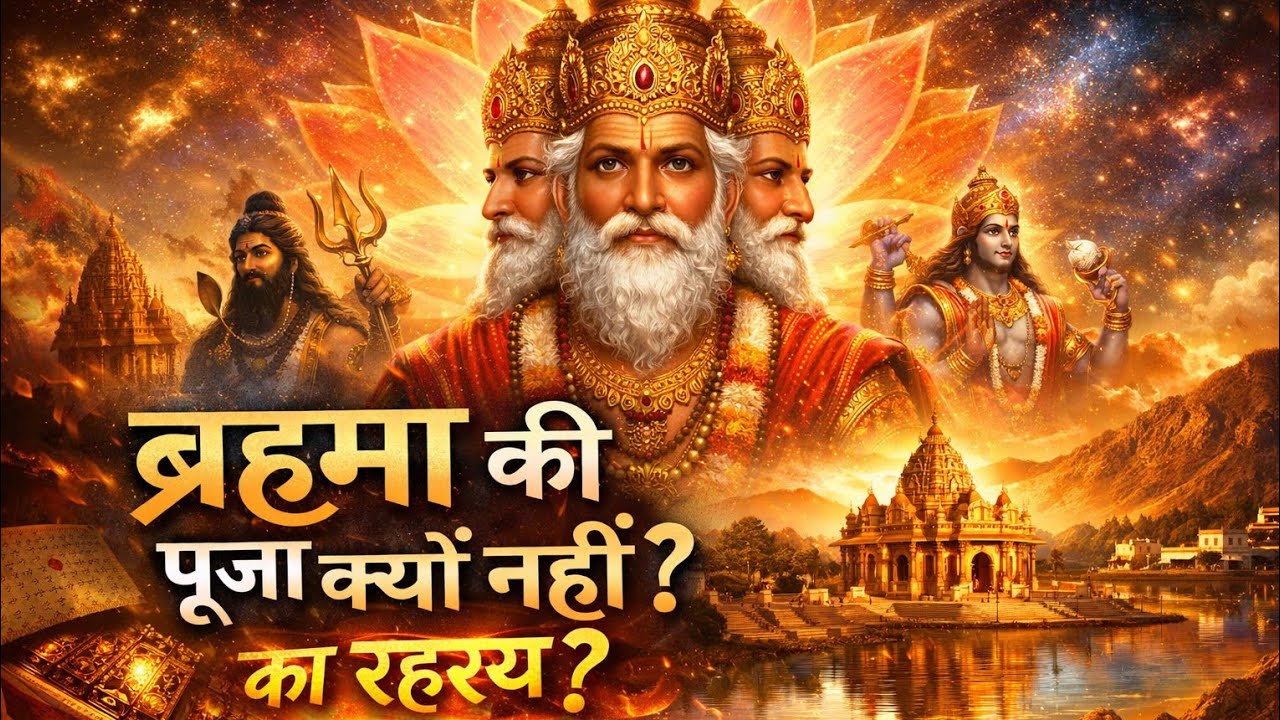 ब्रह्मा जी की पूजा क्यों नहीं होती? | चौंकाने वाला पौराणिक रहस्य | Hindi Mythology Video 