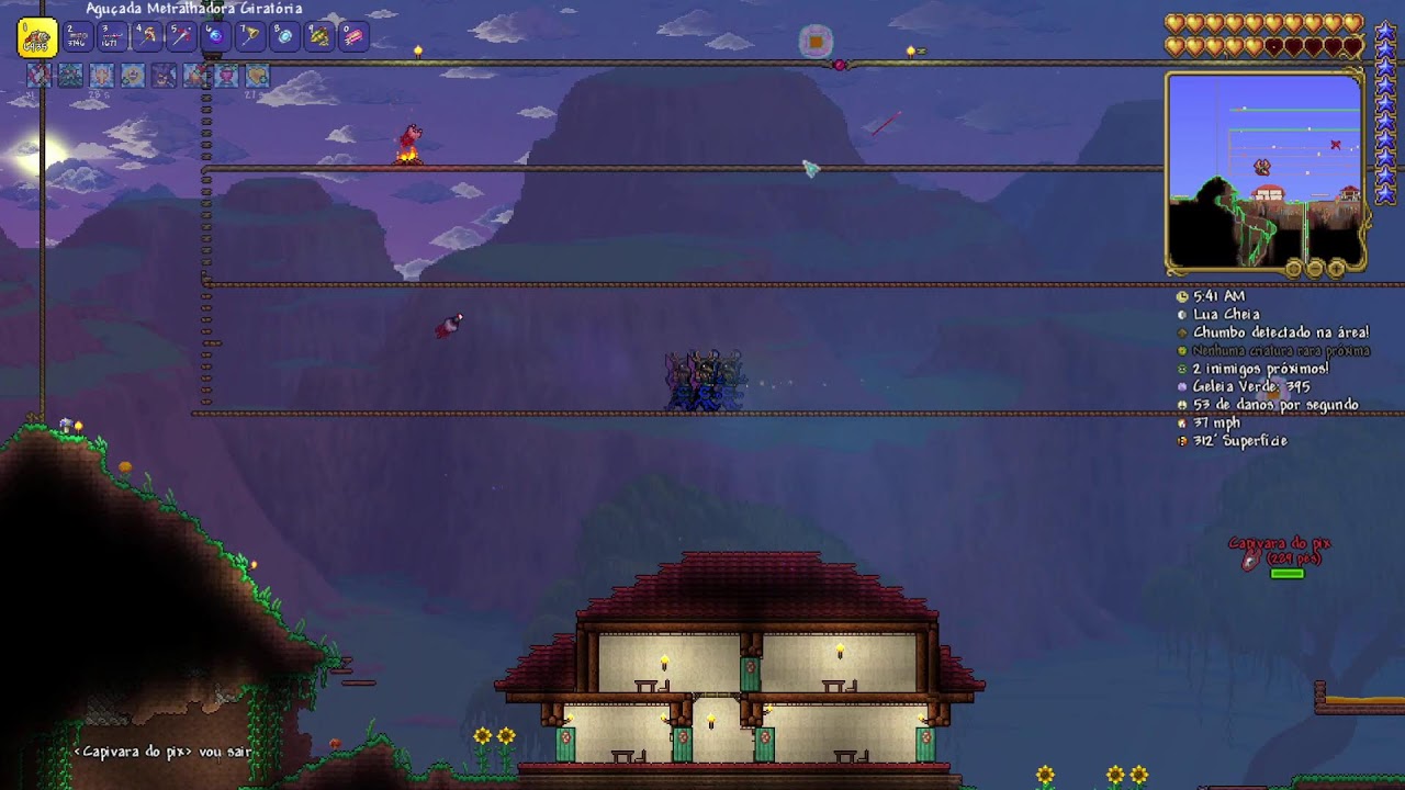 JOGANDO A NOVA ATUALIZAÇÃO DO TERRARIA 1.4.5