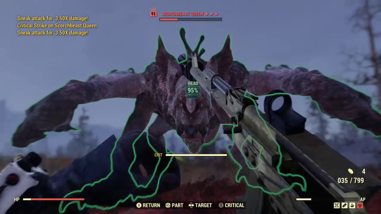SOLO QUEEN FALLOUT 76 - 666 DPS