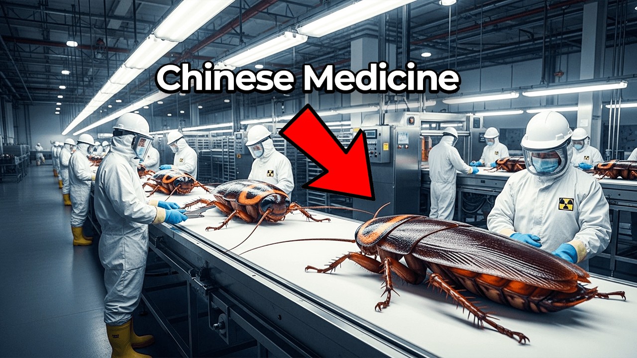 Inside the Largest Cockroach Farm: From Insects to Chinese Medicine Pills (Full Process)