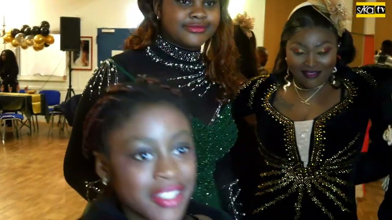 ELEGANT LADIES AND GHANAIAN COMMUNITY IN KARSUHE CHRISTMAS PARTY,GERMANY