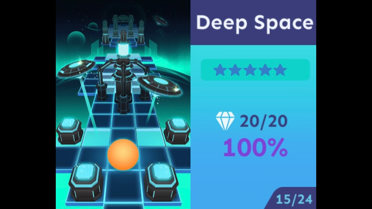 Rolling Sky - Deep Space - Complete In Perfect Way With Pumpkin