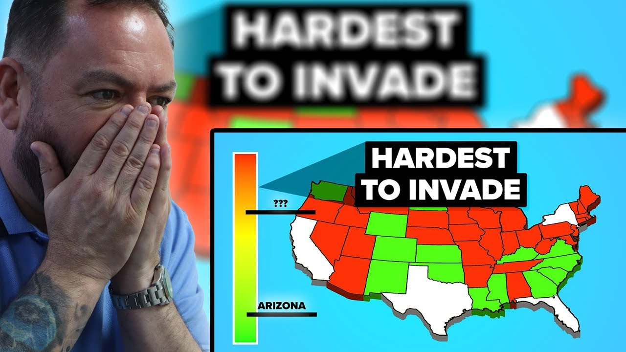 BRITS React to US States IMPOSSIBLE To Invade