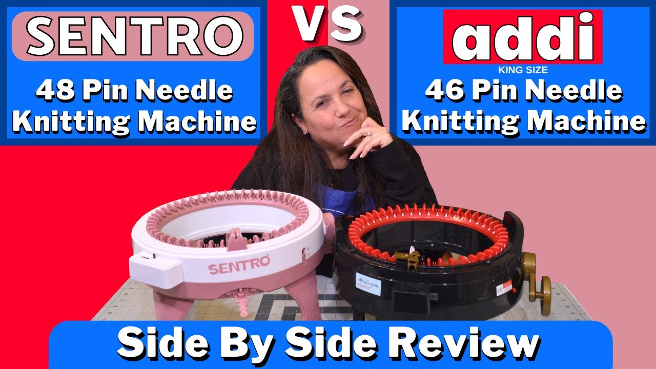 Сравнение кругловязальных машин Sentro 48 Pin и Addi 46 Pin. Обзор.