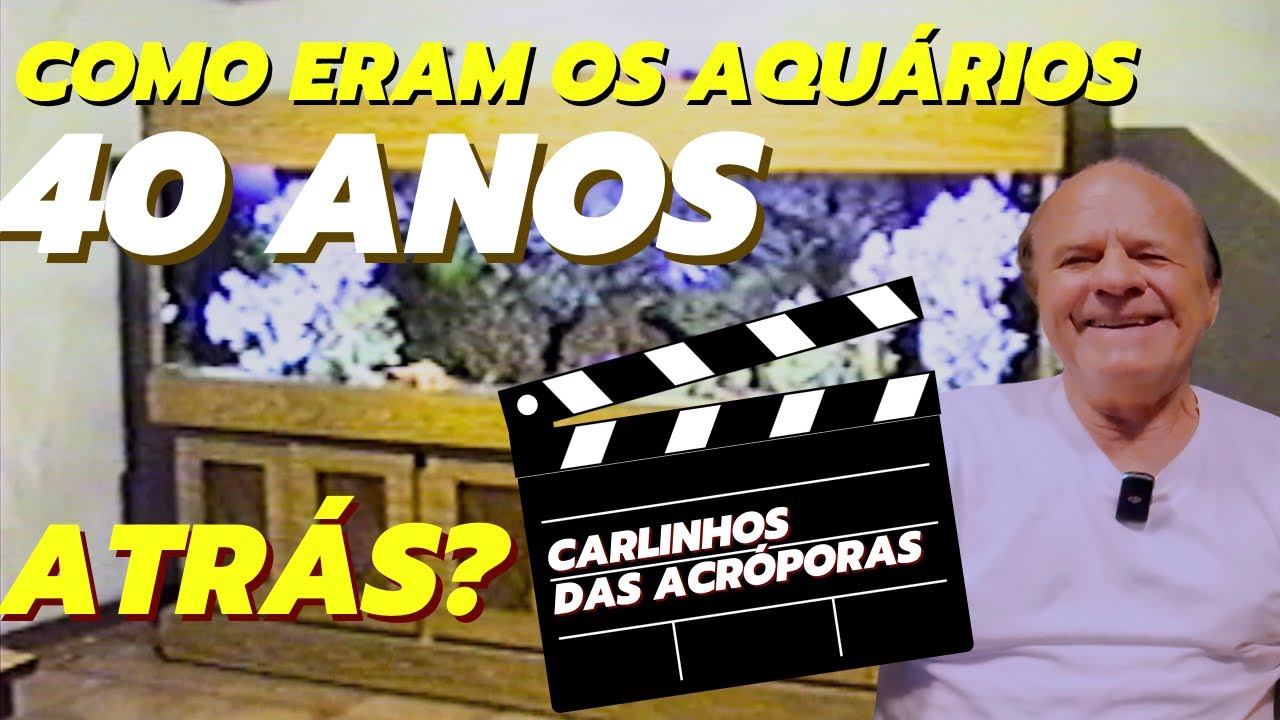 COMO ERAM OS AQUÁRIOS 40 ANOS ATRÁS?