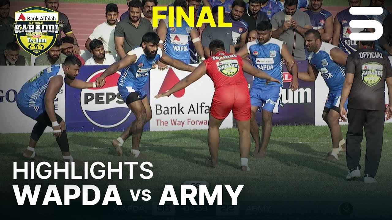 Final Highlights | Wapda Vs Army | National Kabaddi Championship 2025 | M3S1S