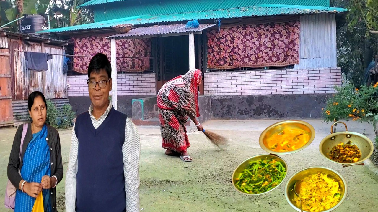 বাপের বাড়ি এসে নিমন্ত্রন পেয়ে গেলাম//সকাল বেলা দিদি কত কিছু রান্না করলো