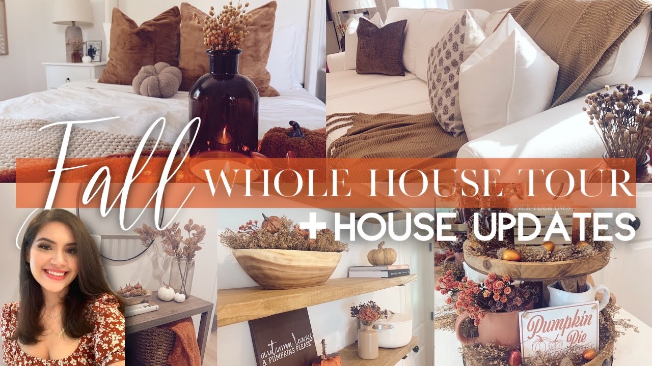 *NEW* FALL WHOLE HOUSE TOUR 🍂🍁| FALL DECORATING IDEAS | FALL DECOR 2022