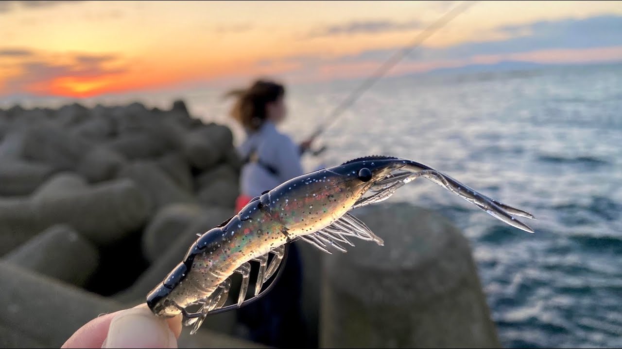 秋のテトラ最高！リアルエビ系ワームが爆発した夕まずめ