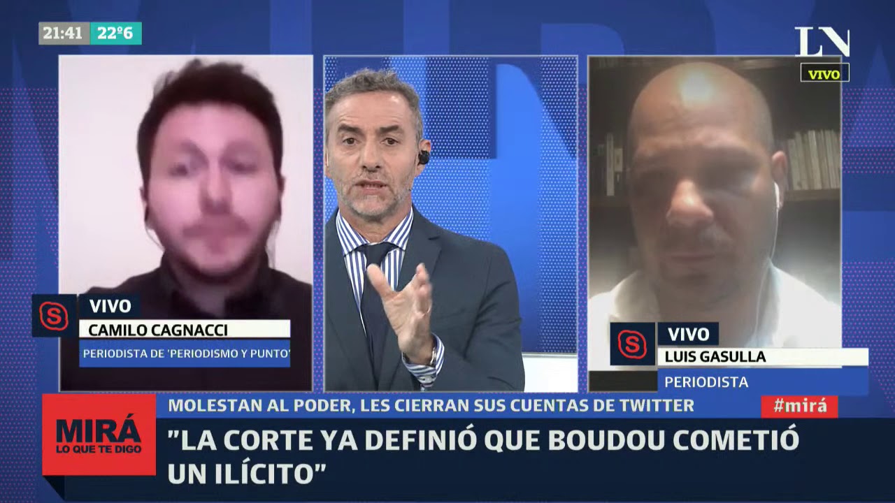 El periodismo de investigación, en la mira - Luis Gasulla y Camilo Cagnacci junto a Luis Majul
