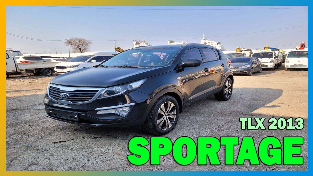 [USEDCAR BUSYMAN, Autos usados en corea] SPORTAGE BLACK KNAPB813BDK 457217