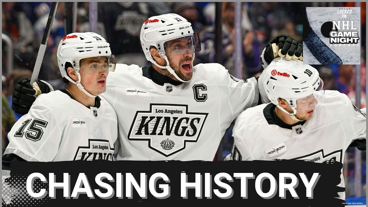 GAME NIGHT: Kings OUTLAST Isles, Kopitar CHASES history, Blues RALLY vs the Oilers, playoff picture