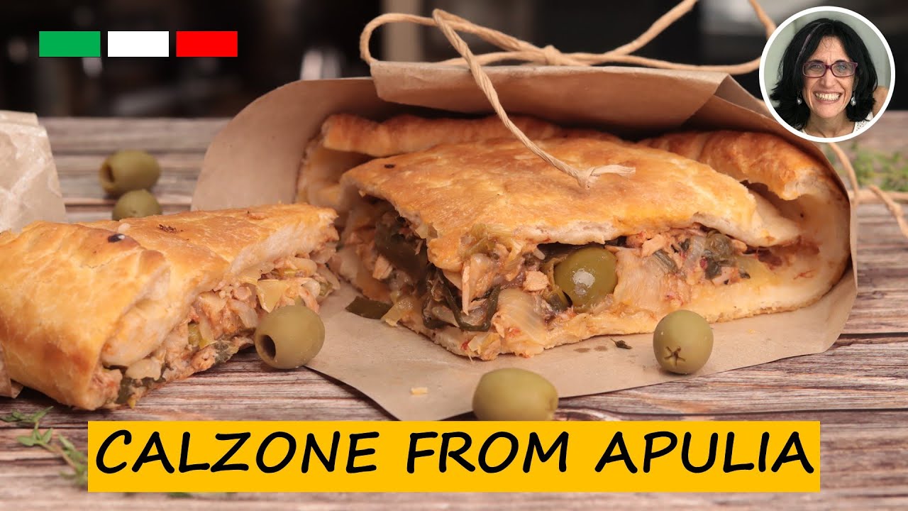 Young Onions CALZONE from Apulia | Calzone di sponsali Pugliese