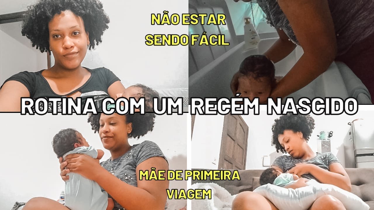 ROTINA COM UM RECÉM NASCIDO NA REAL / MÂE DE PRIMEIRA VIAGEM