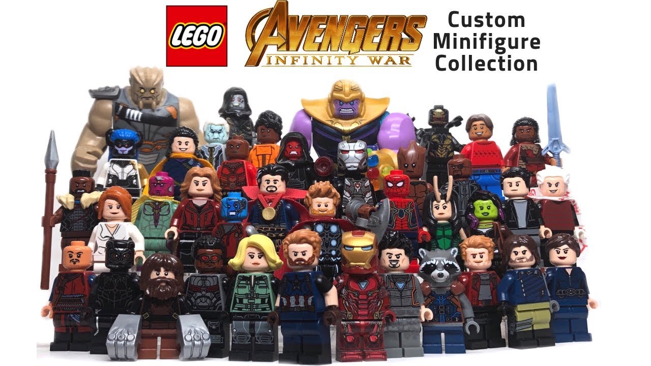 LEGO Avengers: INFINITY WAR Custom Minifigure Collection