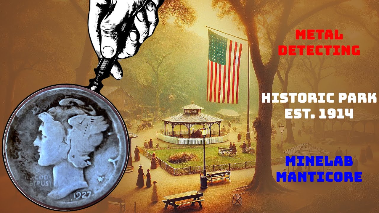 Metal Detecting: Minelab Manticore first hunt - American Park (Est. 1914)