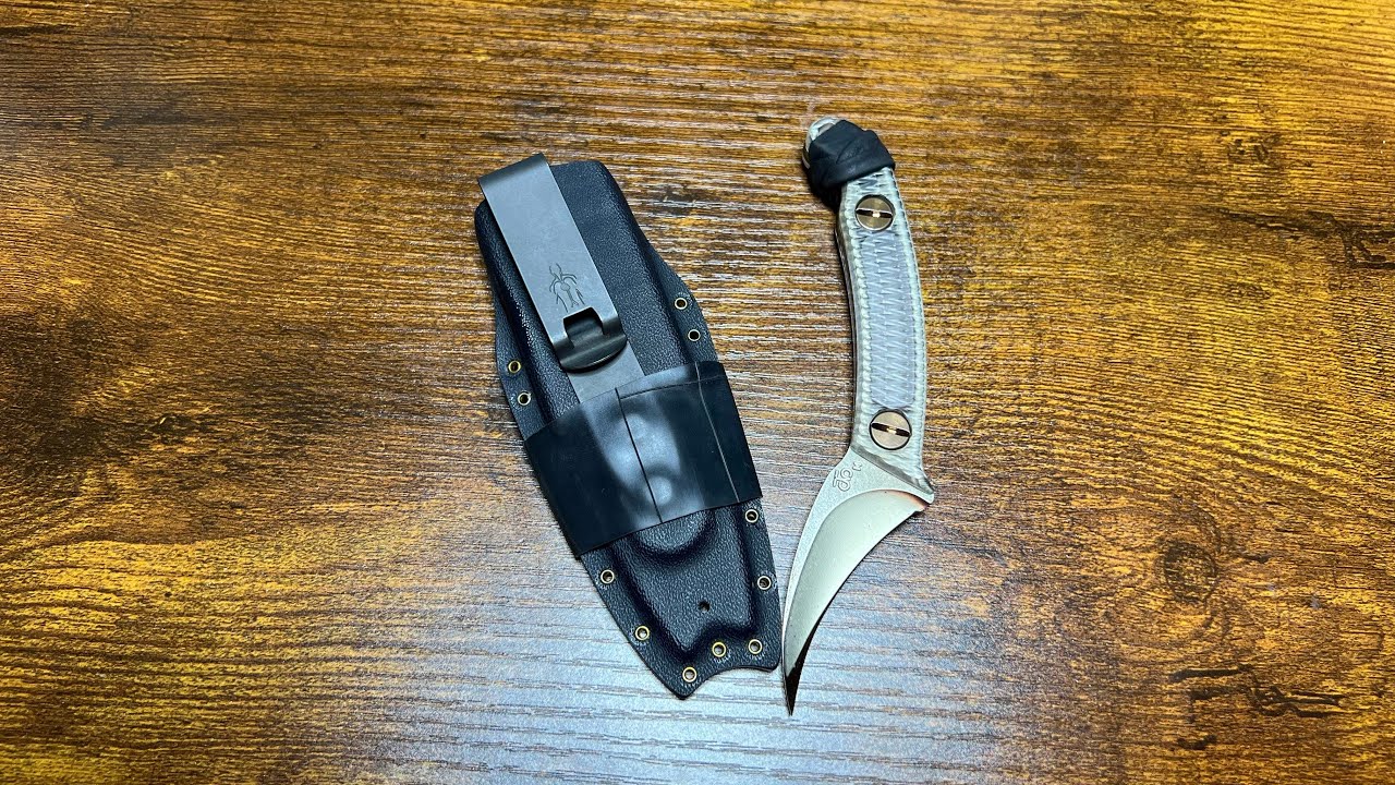 New Ambi Sheath for my Turner CNC Elvia C by Marconi Blades!