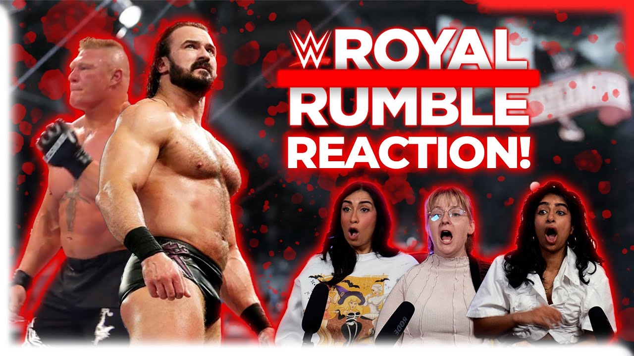 Girls who don’t watch men’s wrestling react to #WWE Royal Rumble 2020! 