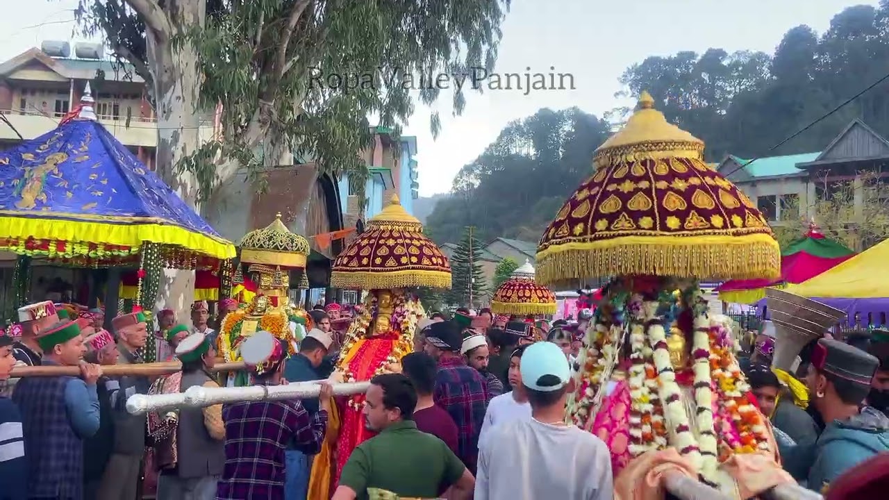 देव छाँजनू छमाहूँ जी और देव पुण्डरीक ऋषि का भव्य देवमिलन#mahashivratri2024  @ropavalleypanjain7684