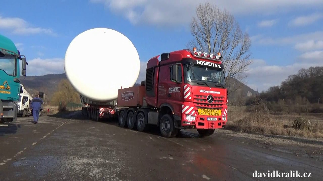 Heavy transport / Schwertransport / Nadměrn&yacute; n&aacute;klad - N&aacute;drž