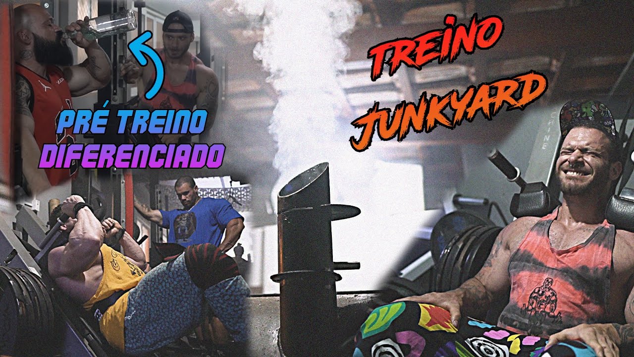 LEG DAY DA FUMAÇA, CACHAÇA ARTESANAL AZUL E MUSCLE ROUNDS!! TREINO JUNKYARD