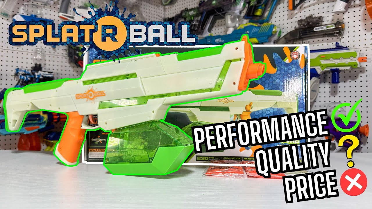 Насколько хорош новый гелевый бластер SplatRBall SRB1300? | Oakley Entertainment