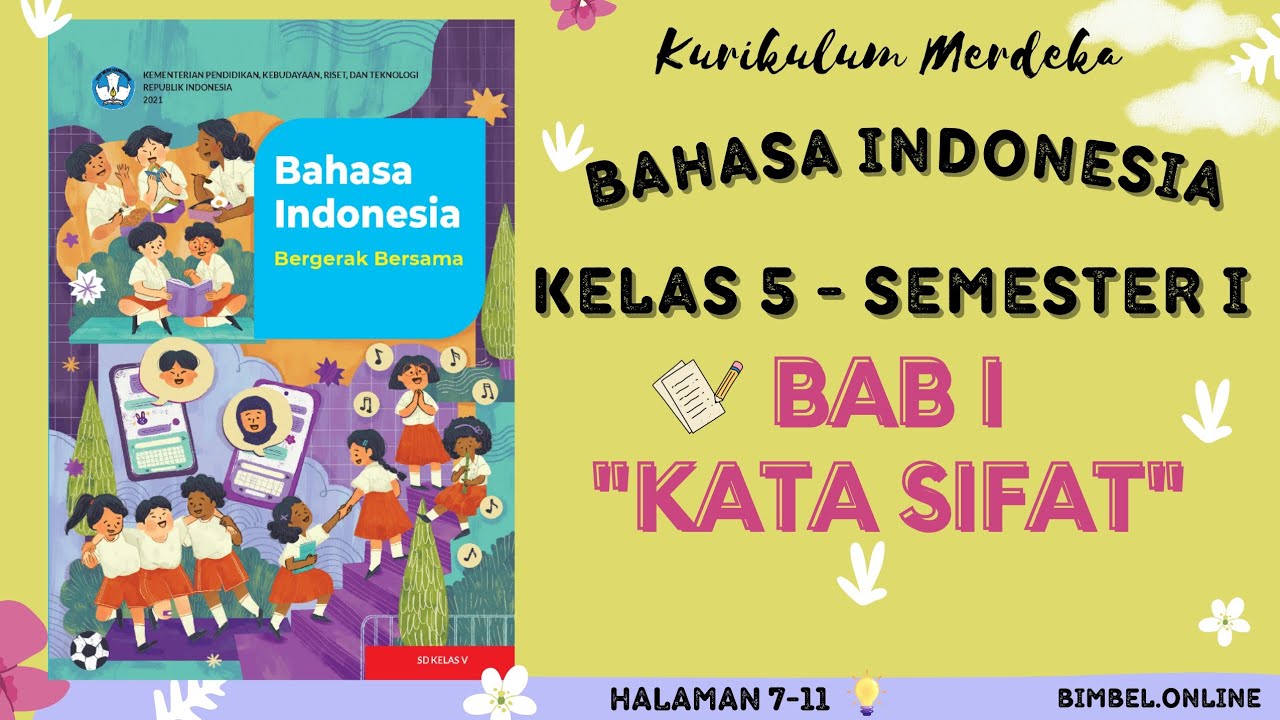 Kata Sifat - Bahasa Indonesia Kelas 5 Bab 1 Semester 1 Kurikulum Merdeka