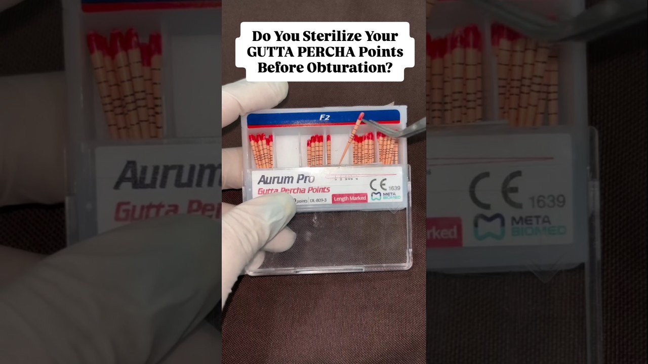 Do you sterilize your gutta percha points before obturation