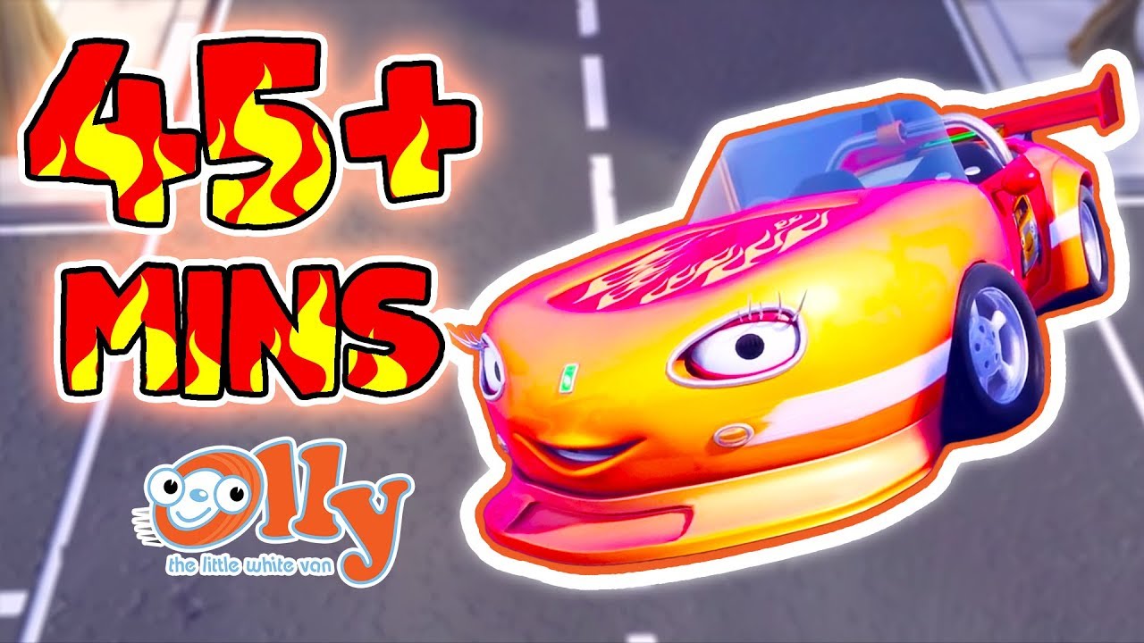 Olly The Little White Van - 45+ MINS | The Friendly Fun Van