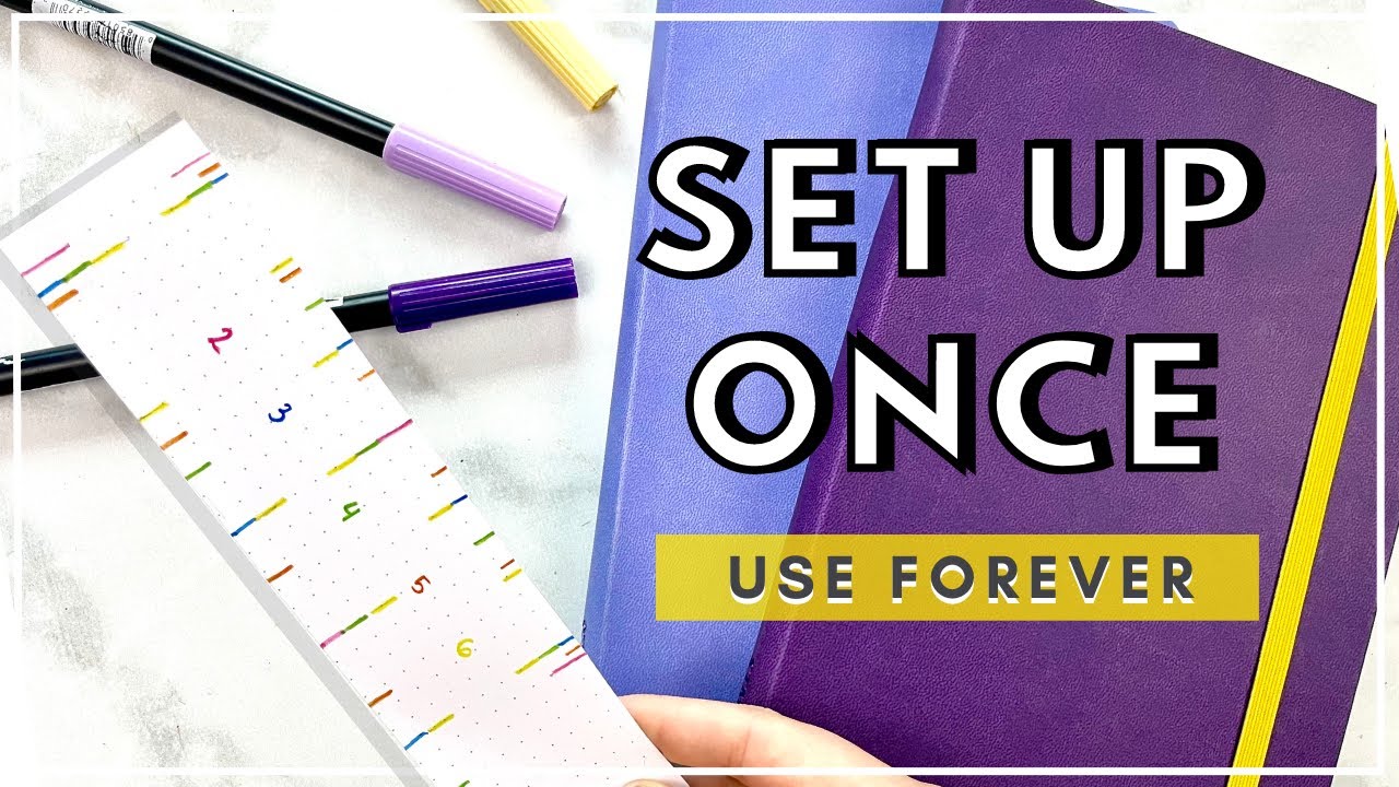 Grid Spacing Ruler: How to Create And Use In Your Bullet Journal  | CREATEWITHCAIT