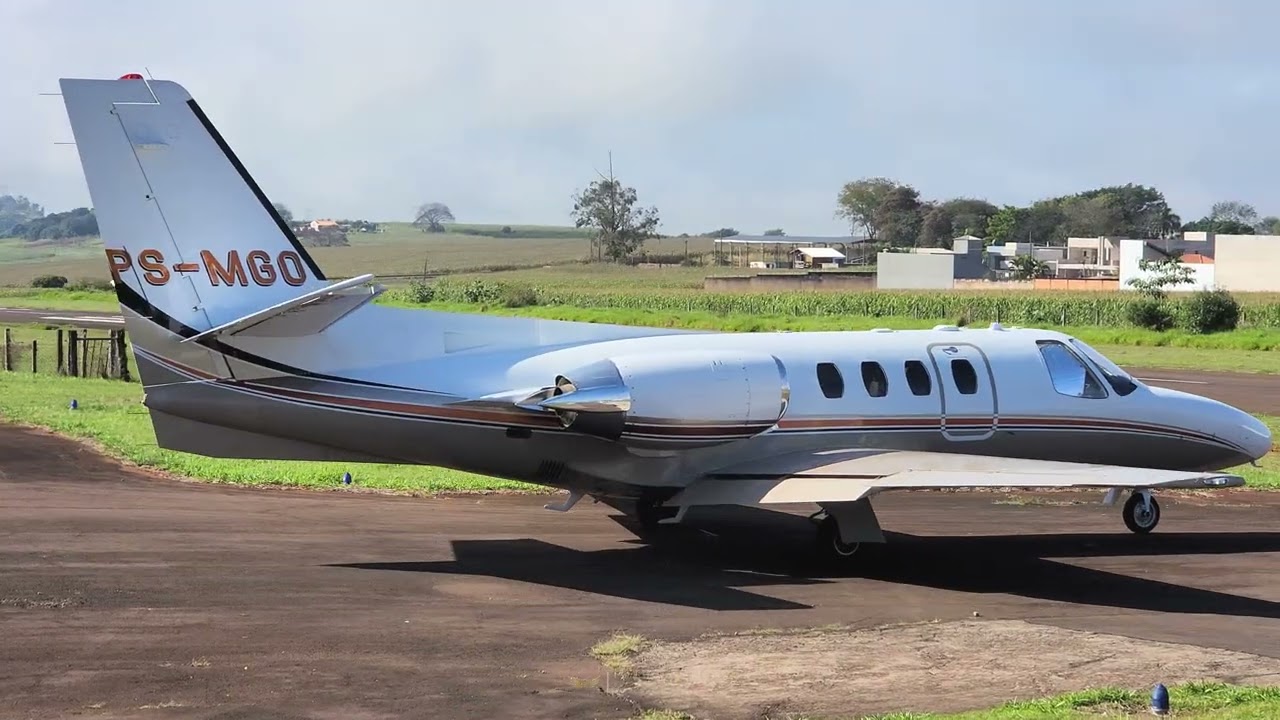 AER&Oacute;DROMO 14 BIS | Opera&ccedil;&atilde;o Citation I/SP, PS-MGO, rar&iacute;ssimo.