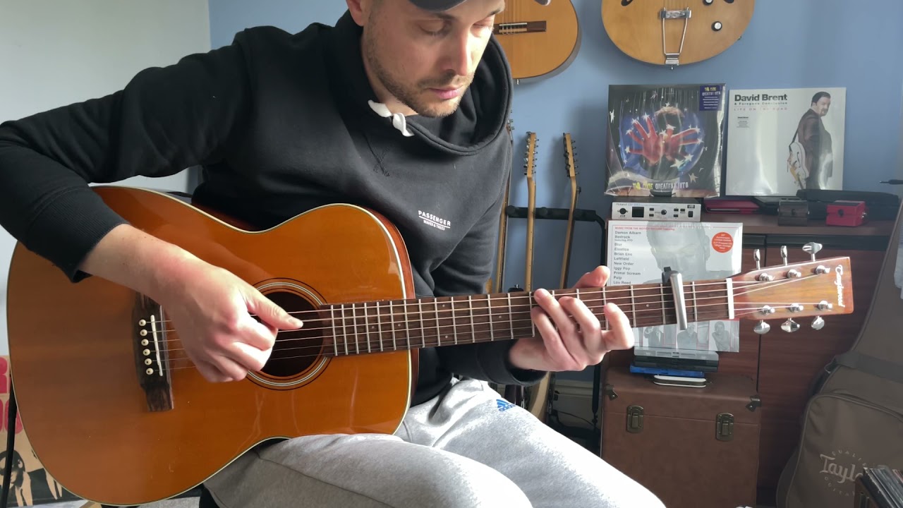 Supersonic - Oasis - Solo Acoustic Guitar Cover (Fingerstyle)