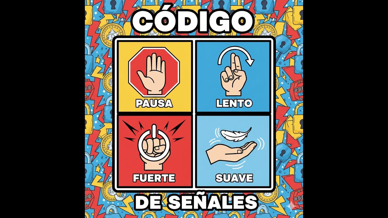 CÓDIGO SECRETO ✋🔒🎸 | Señales (Pausa-Lento-Fuerte-Suave) | 3–8