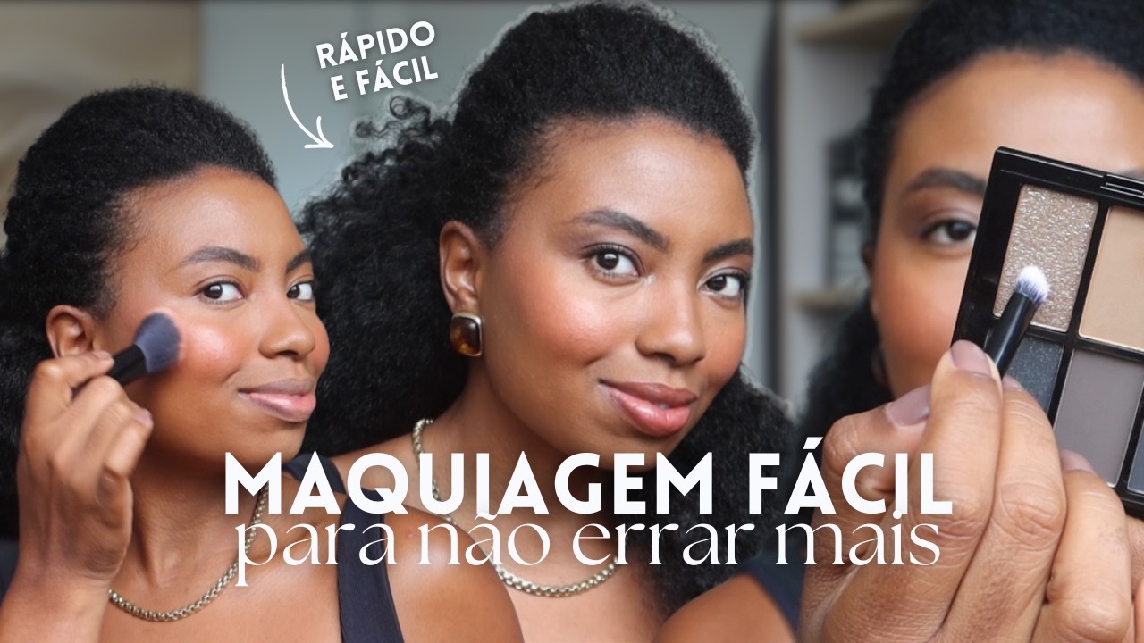 AULA DE AUTOMAQUIAGEM PARA QUEM NÃO SABE SE MAQUIAR Camila Nunes