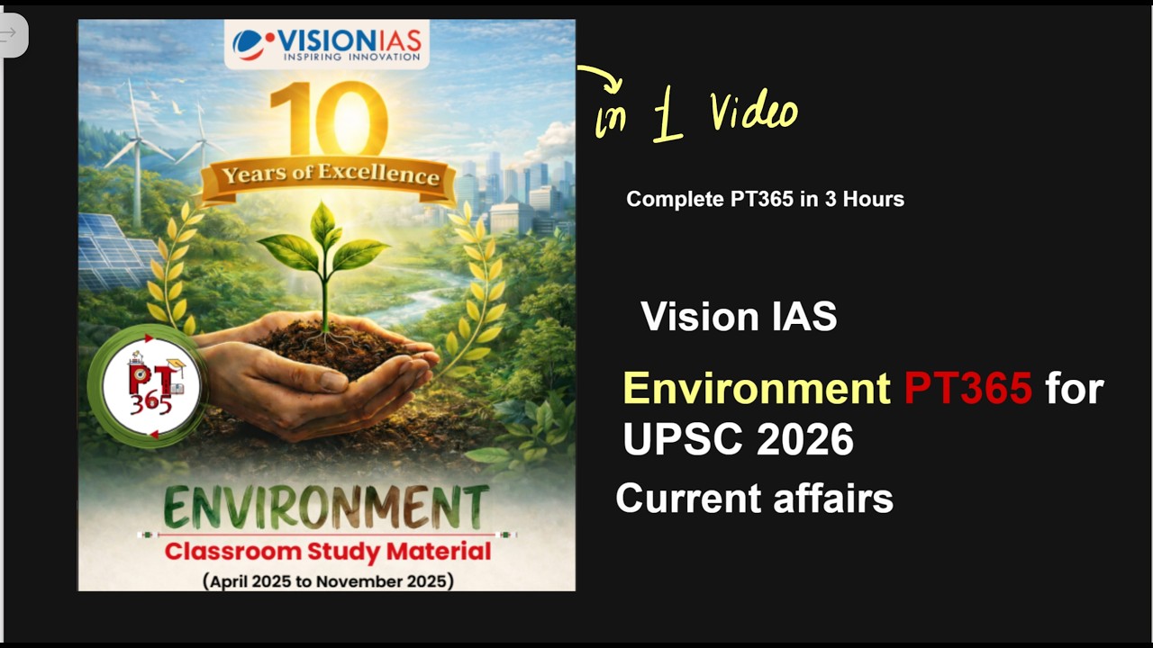 vision IAS PT365 2026 environment for UPSC 2026 current affairs in english