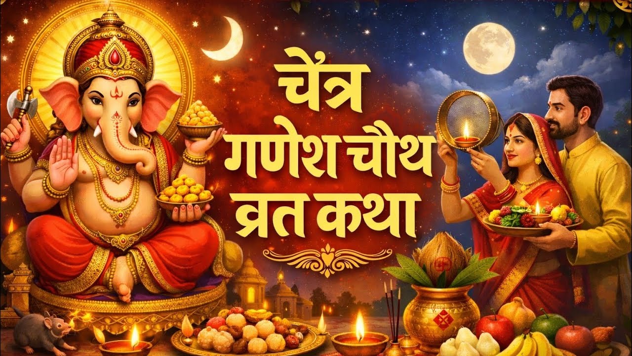 चैत्र गणेश चौथ व्रत कथा | Chetra Ganesh Chauth Vrat Katha 